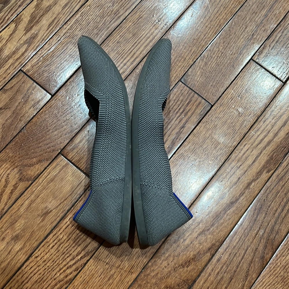 • Rothy’s • The Point Ballet Flats Cloud Gray Birdseye 6 Womens - Picture 4 of 5
